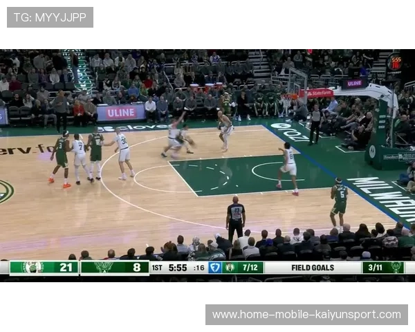 NBA凯尔特人快速转移球撕开防线,连续创造空位投篮